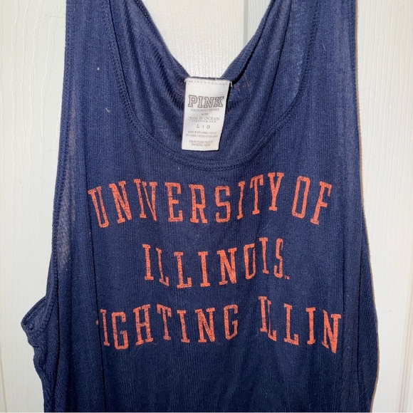 VS Pink University of Illinois Tank Top - Picture 2 of 3